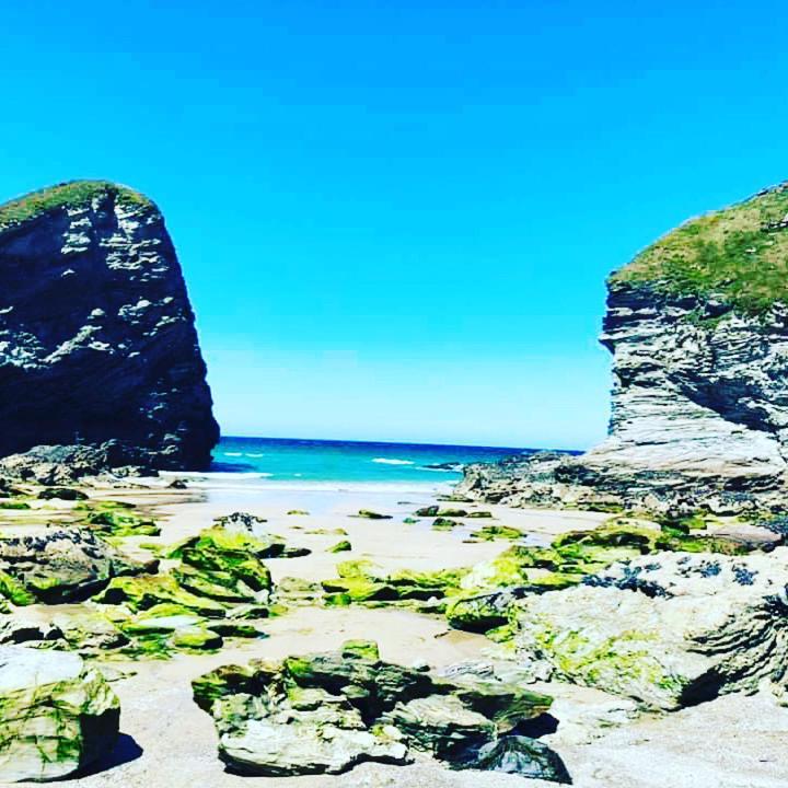 Seaview, Luxury Apartment, 2 Min Walk To Porth Beach Newquay  Luaran gambar
